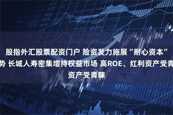 股指外汇股票配资门户 险资发力施展“耐心资本”优势 长城人寿密集增持权益市场 高ROE、红利资产受青睐